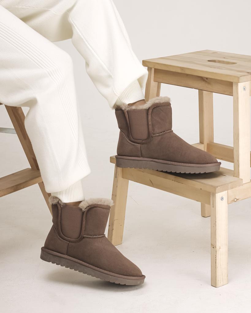 Угги Челси Prima d'Arte 8512 36 темный визон замша