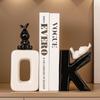 Керамическая Абстрактная Фигурка Статуэтка Закладка для Книг Читатель Фигурка Нордический Современный Простой Домашний Декор Книжная Полка Стол Закладки для Книг Украшения