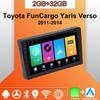 Android Carplay автомобильное радио для Toyota FunCargo Yaris Verso 1999-2006 мультимедийный проигрыватель головное устройство стерео GPS навигация BT WIFI 2+32 ГБ