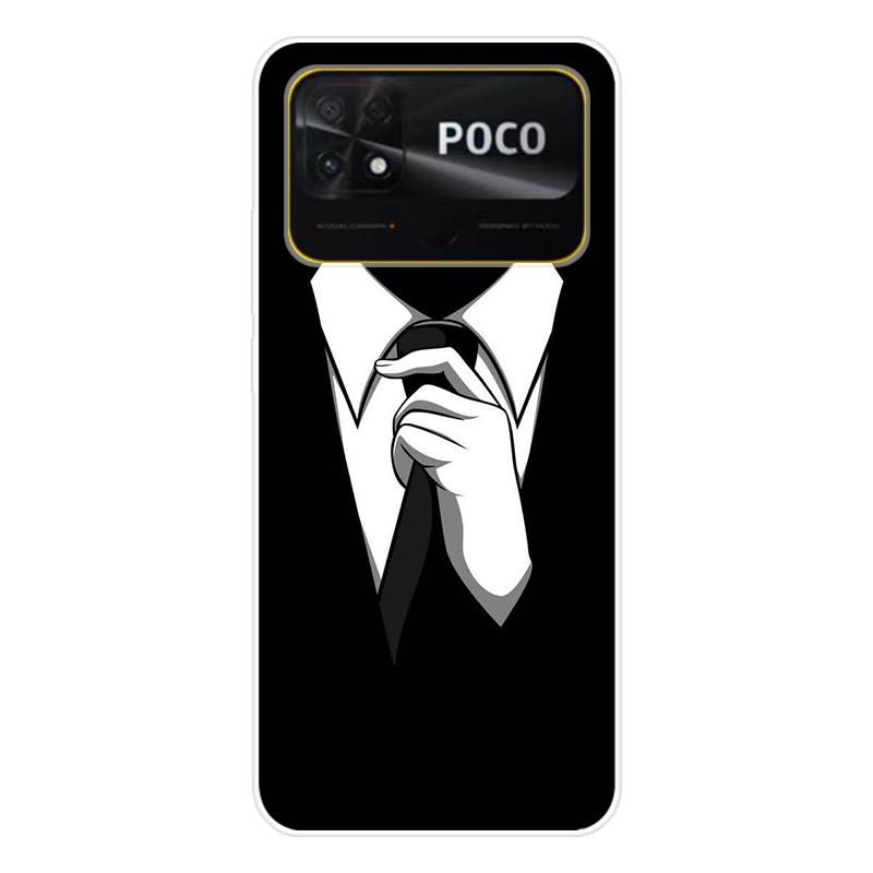 Для Xiaomi Poco C40 C 40 Чехол Мягкая силиконовая задняя крышка Мультяшный чехол для телефона Разнообразие