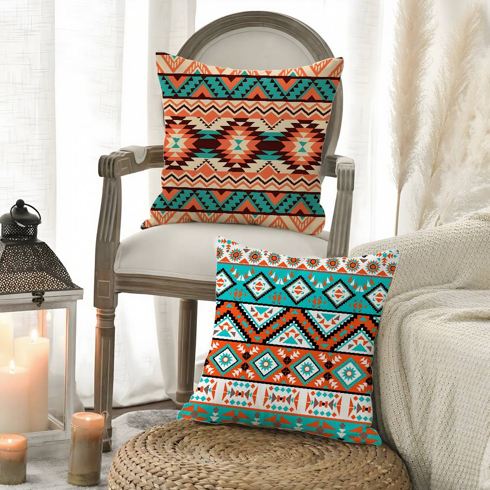 Мода Богемия Живопись Наволочка Плюшевая Ткань Мягкая Двусторонняя Печать Диван Теплая Зима Дом Подарок Наволочка