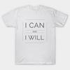 Футболка женская I Can And I Will вдохновляющее послание Harajuku Print Kawaii футболка летняя женская футболка с коротким рукавом топ футболка