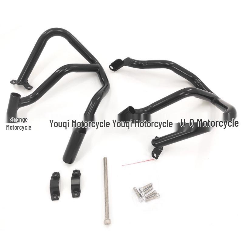 Защитные дуги CFMOTO 450SR из высокоуглеродистой стали: Утолщенные защитные накладки от падений для гонок