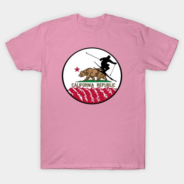 T Shirt Women Ski California Harajuku Print Kawaii Tshirt Summer Short Sleeve Female T-Shirt Top Tee