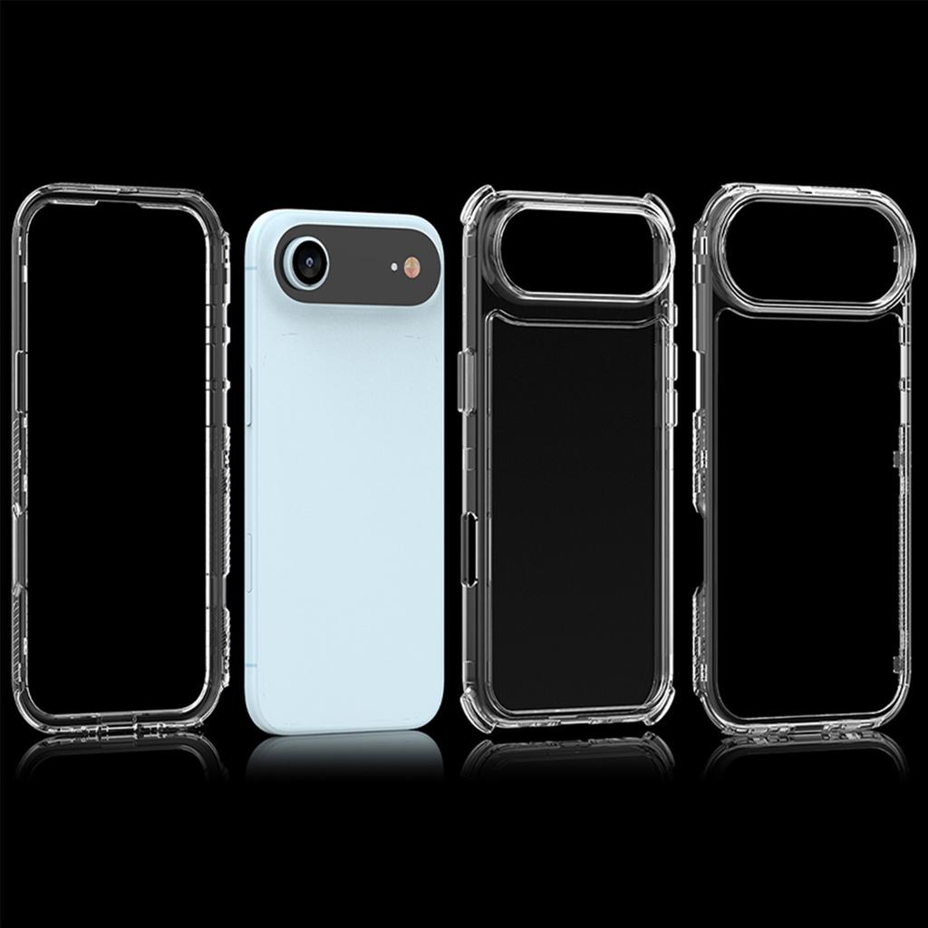 For iPhone 17 Air Phone Case Acrylic TPU Clear Mobile Cover