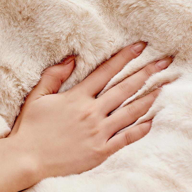 Пушистая подушка для дивана с защитой от кошачьих царапин, зимняя плюшевая Нескользящая крышка для дивана, новый чехол для дивана, тканевое полотенце