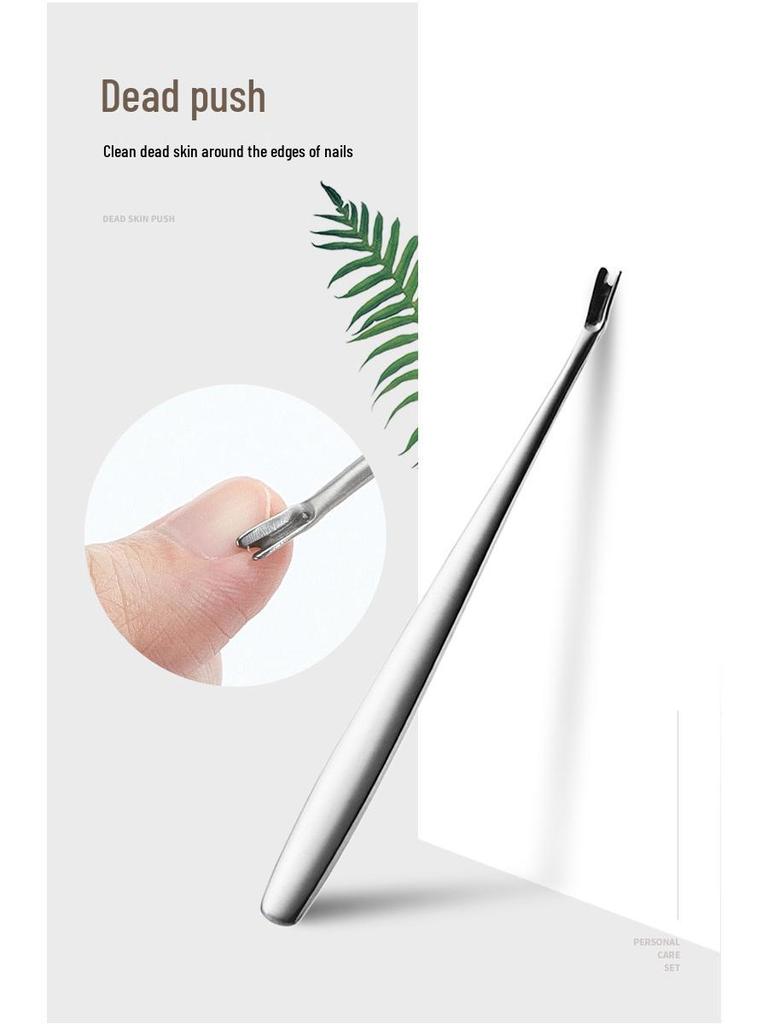 Набор из 8 предметов из нержавеющей стали для стрижки ногтей «Орлиный клюв» с сумкой на молнии