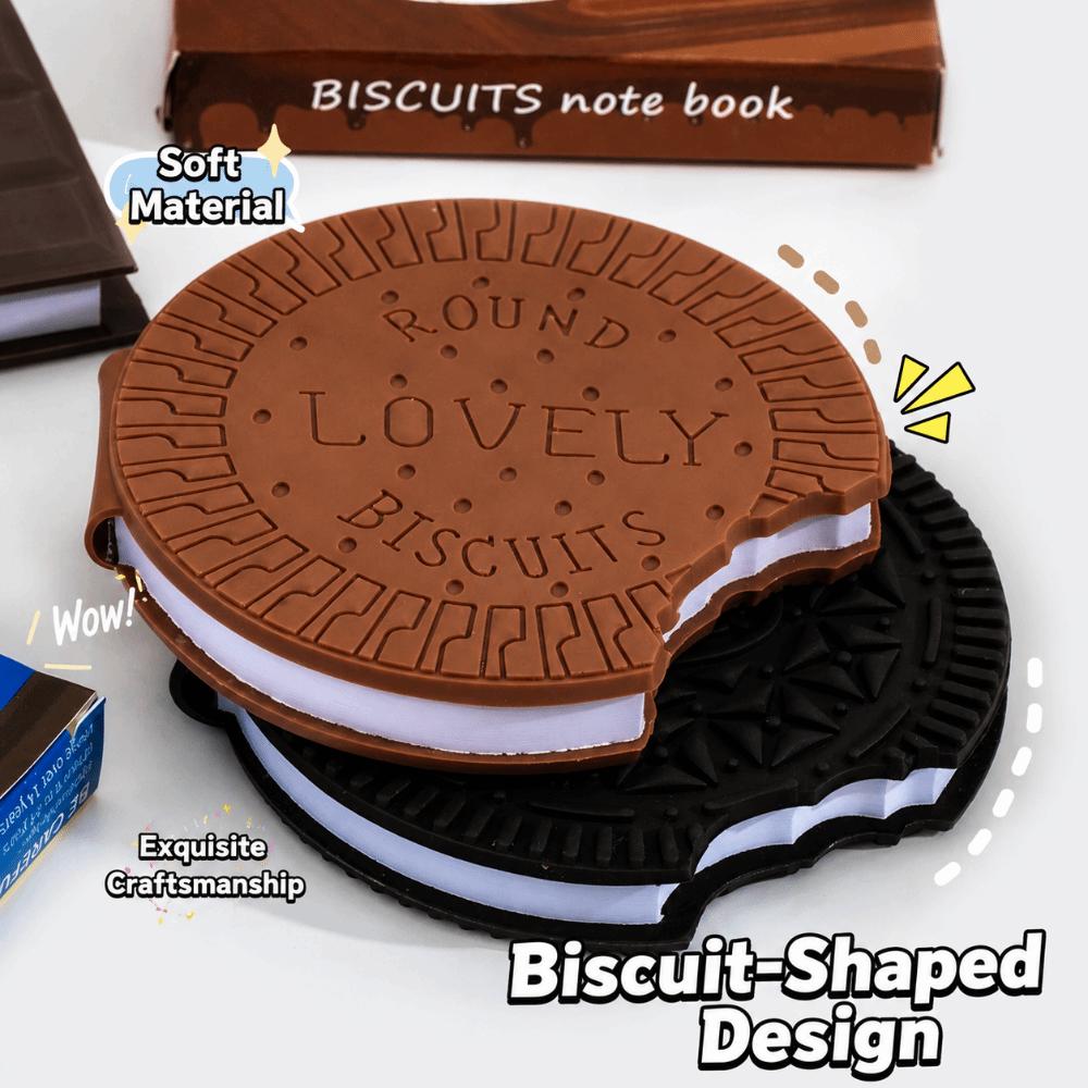 with Scent Notebook Chocolate/Cookie Shape Pocket Journal Cookie Shaped Notebook  Gift