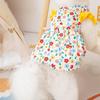 Thin Pet Dog Clothes Soft Dog Flying Sleeve Skirt Fashion Dog Princess Dress  Casual Outfit