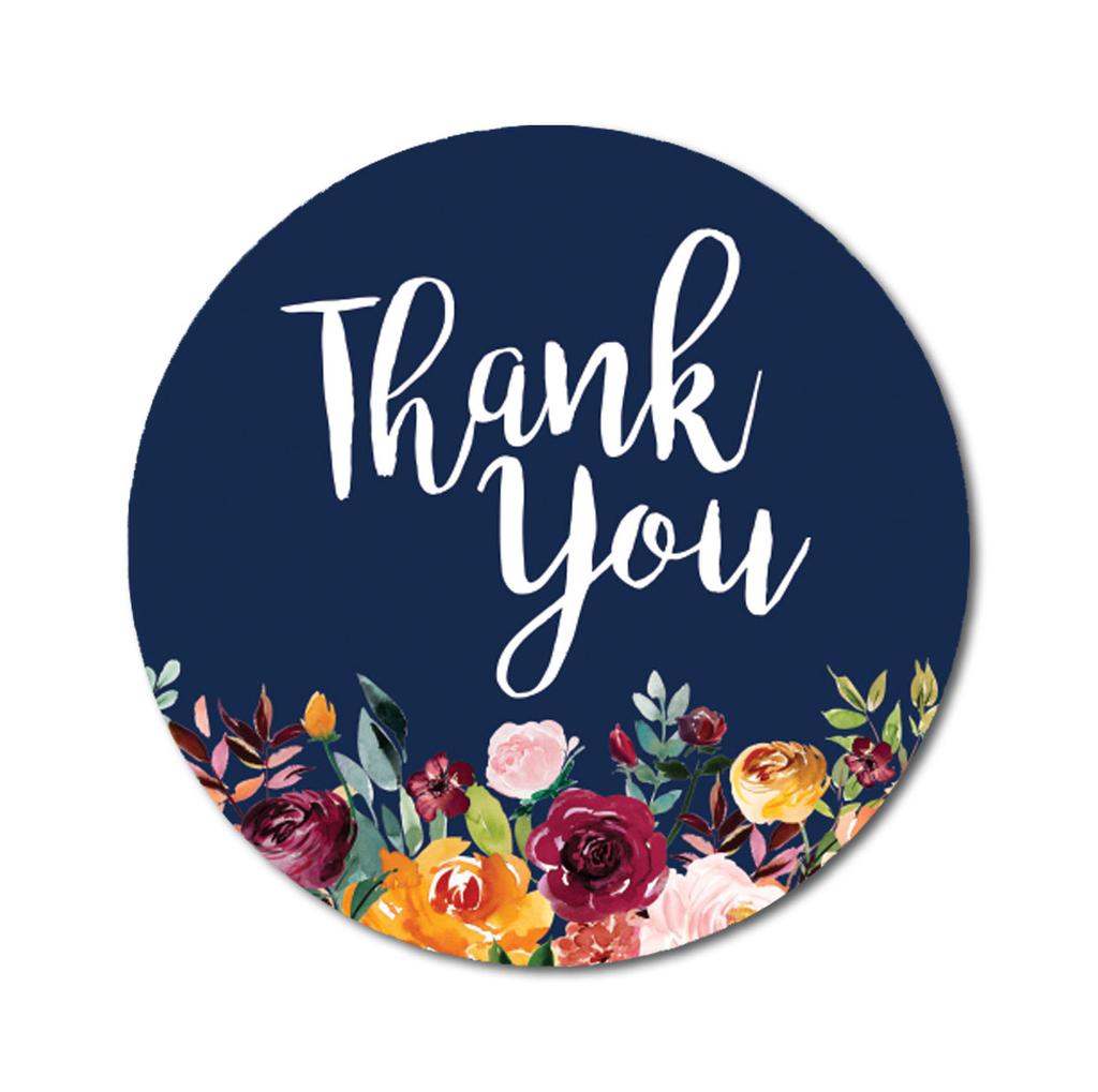 Darling Souvenir ботаническая цветочная рамка 1,6 дюйма фуксия розовая круглая нестандартная благодарность наклейки-45