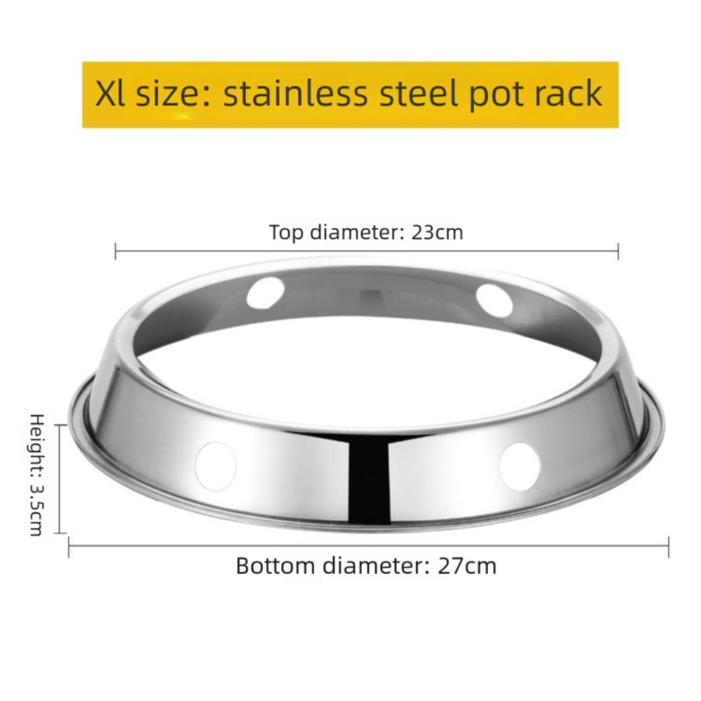 Универсальное кольцо-подставка для вока из нержавеющей стали, противоскользящее, для газовой плиты, редуктор для кастрюль, подставка, решетка, настольная, противоожоговая