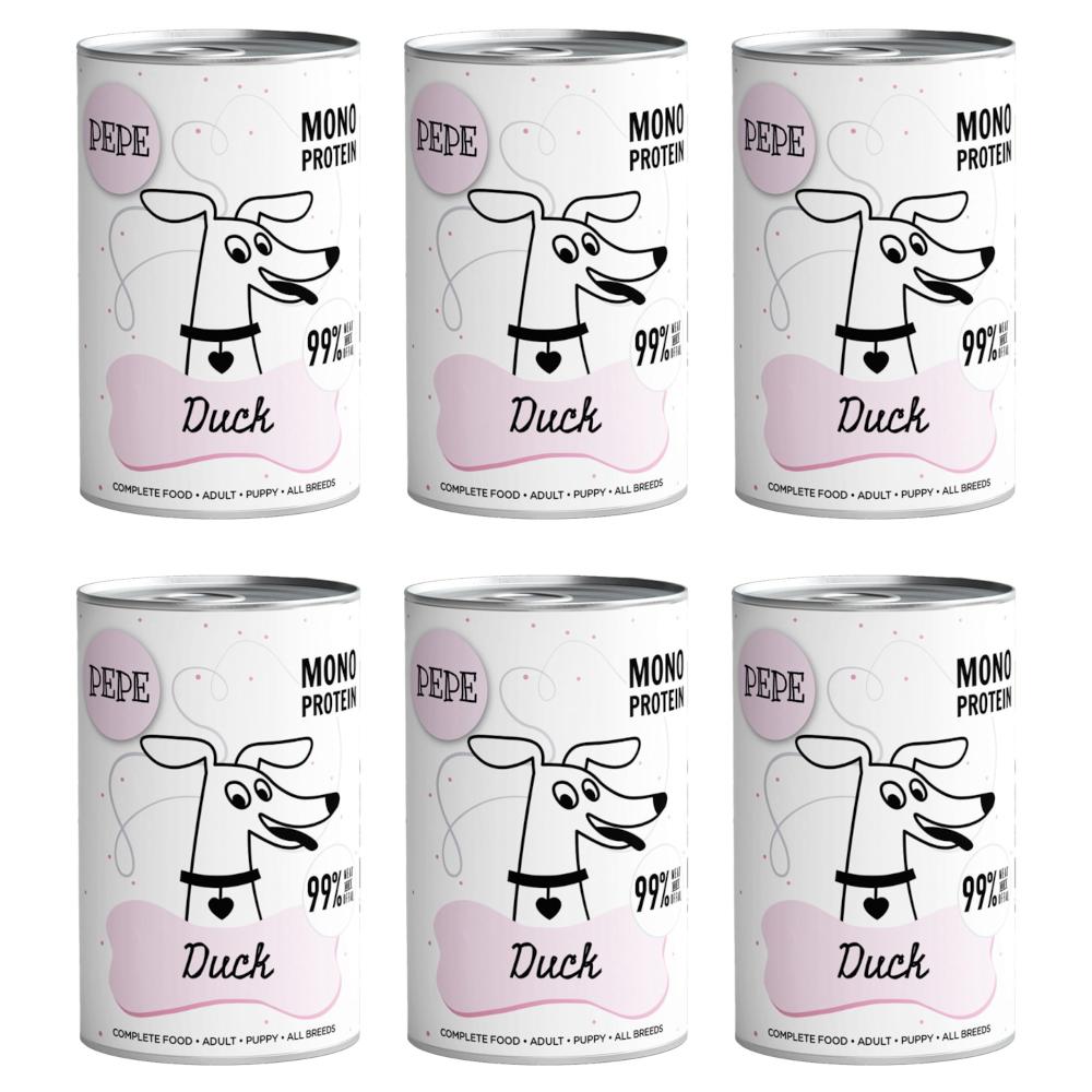 Pepe Duck Pet Pack 99% Duck 6X400G