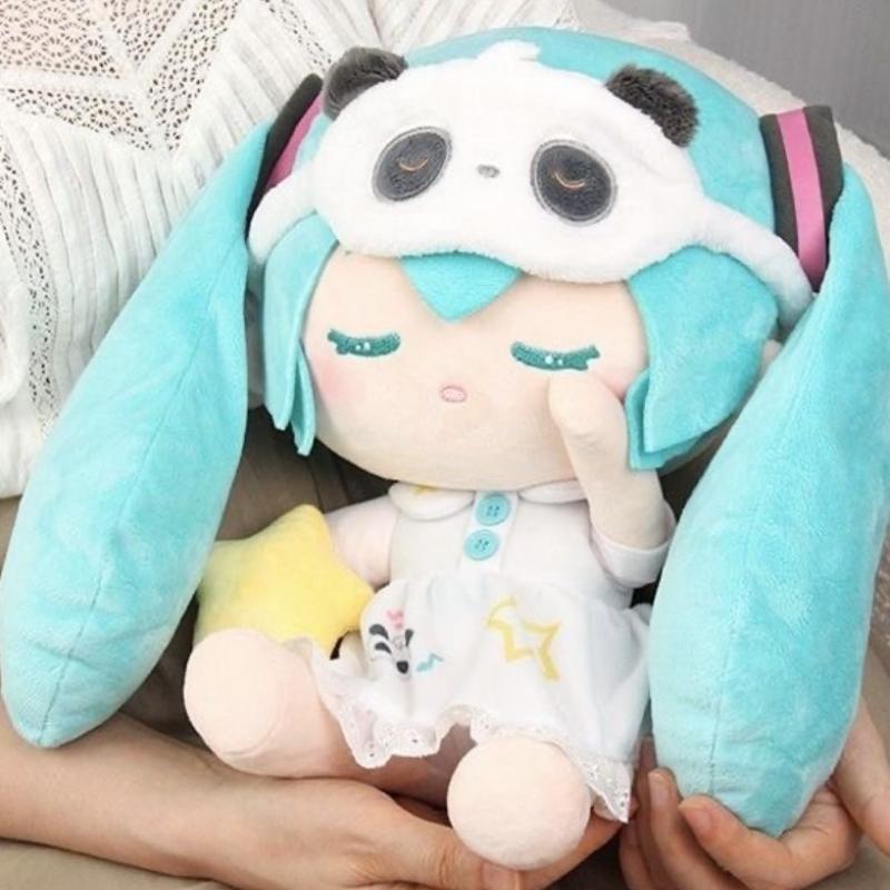 About 30cm Cartoon Hatsune Miku Series Stuffed Plush Doll Anime Cute Hatsune Peripheral Plush Doll Toy Children's Birthday Gifts