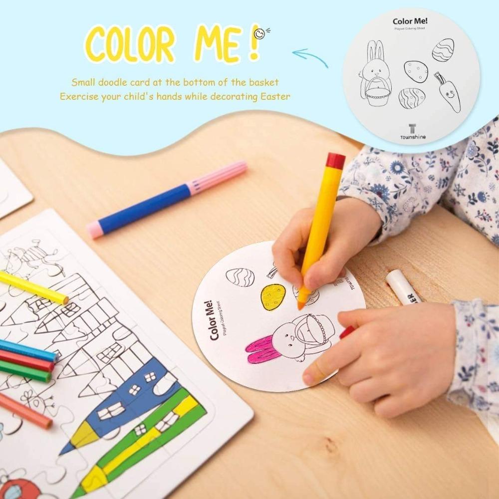 Baby Easter Basket Stuffers Playset Stuffed Plush Bunny Carrot for Girls Boys Kids Infant Toddler Easter Party Decorations Gifts