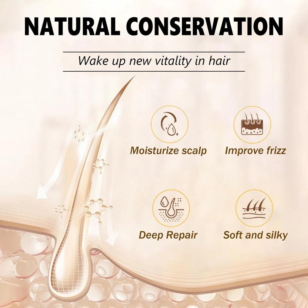 Magical Hair Mask Repair Dry Damaged Smoothing Frizz Curling Straightening Soften Shiny Nourishing Hair Keratin Treatment Mask
