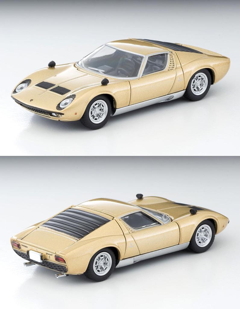 Tomica Limited Vintage LV Lamborghini Miura S Gold Finished Product 1/64
