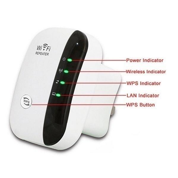 WiFi Extender Усилитель сигнала до 2640 квадратных футов Последнее поколение ретранслятора беспроводного интернета
