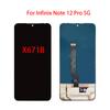 AMOLED LCD Screen For Infinix Note 12 Pro 5G X671B LCD Display Touch Screen Digitizer Full Assembly Replacement