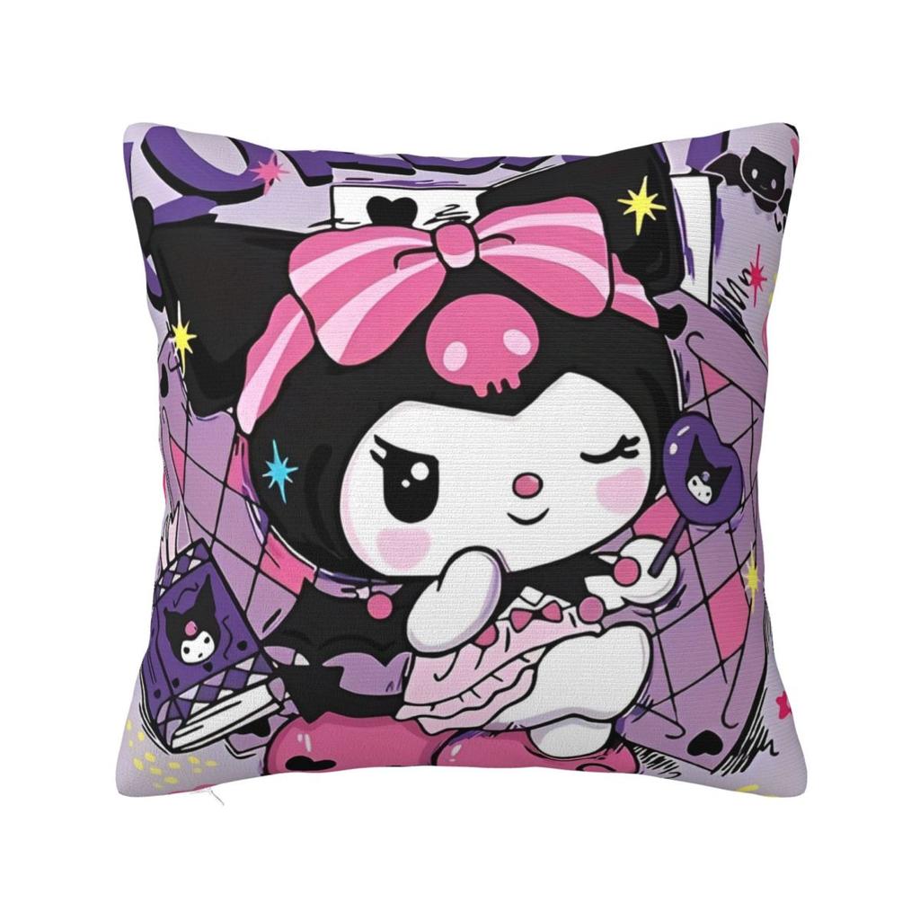 Мультяшная Счастливая Каваии Куроми Наволочка Полиэстер Чехол для Подушки Декор Чехол для Декоративной Подушки Гостиная На Молнии 18'