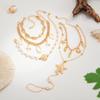 Pearl Conch Beaded Bangles Starfish Wrap Charm Hand Chain New Multilayer Shell Bracelets  Gifts