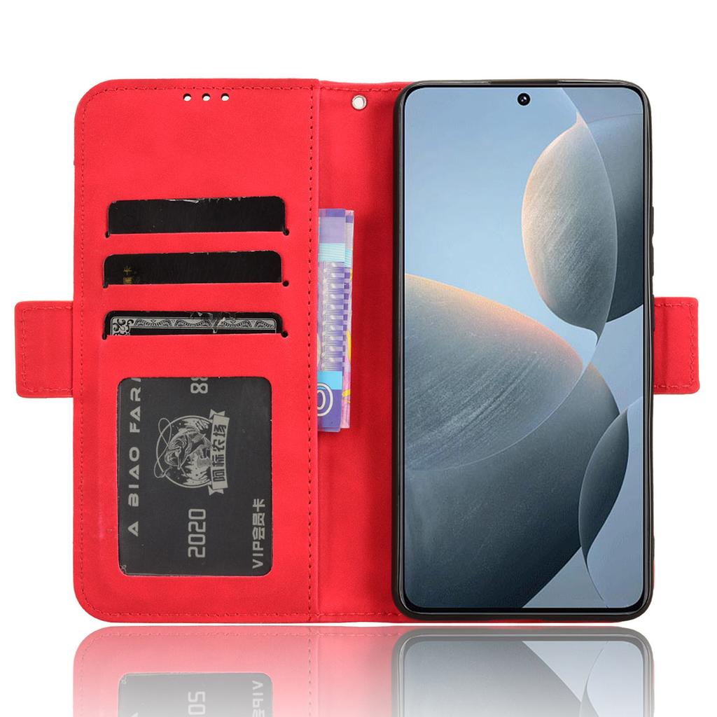 For Xiaomi Poco F6 Pro 5G/Redmi K70 5G/K70 Pro 5G Phone Case with Multi Card Holder PU Leather Cover