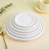 Белая картонная тарелка Сделай сам Тарелка для торта Одноразовая Разлагаемая Тарелка для вечеринки Тарелка для дня рождения Тарелка для выпечки