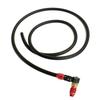 [Официальный японский продукт] Шланг для напольного насоса LEZYNE ABS1 PRO F PUMP HOSE STD, Высокое давление, Красный, Совместим со всеми напольными насосами LEZYNE высокого давления