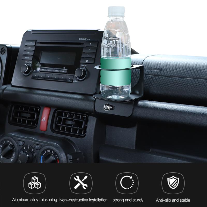Автомобильный подстаканник, держатель-органайзер для бутылок с напитками для Suzuki Jimny 2019-2023, аксессуары, 1 шт.