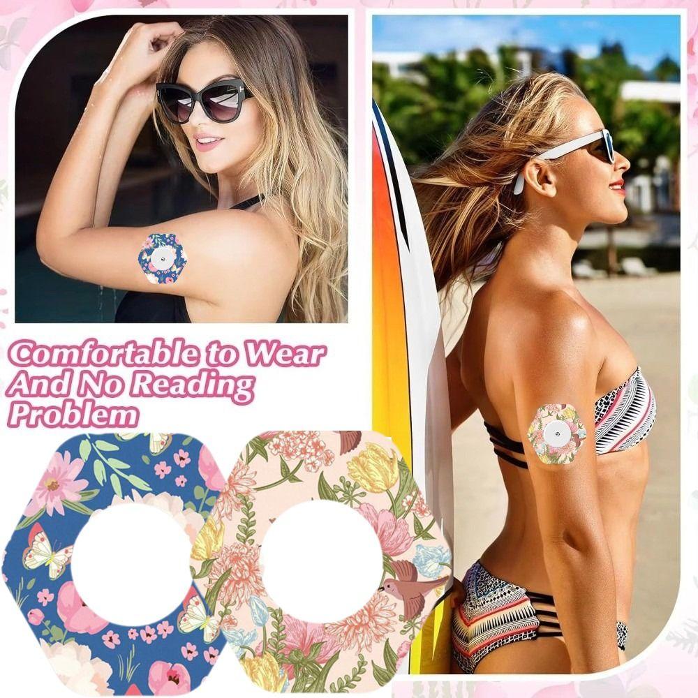 Cartoon Adhesive Patch Sensor Patches for FreeStyle Libre 2/3 Daily Protection