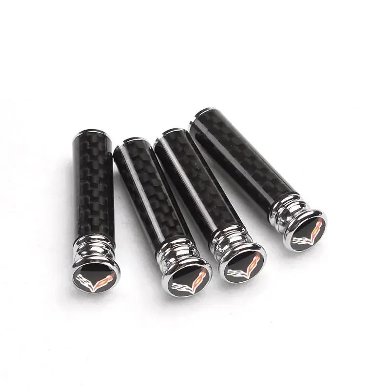 Carbon Fiber for Chevrolet COLORADO Corvette IMPALA AVEO CAPTIVA CRUZE EQUINOx LACETTI MALIBU Car Door Lock Pins Bolt Cover