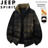 JEEP SPIRIT Men's Winter Stand Collar Padded Jacket
