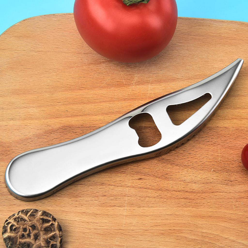 Stainless Steel Fish Scaler 430 Food Grade Heavy Duty Scraper For Kitchen Home Use