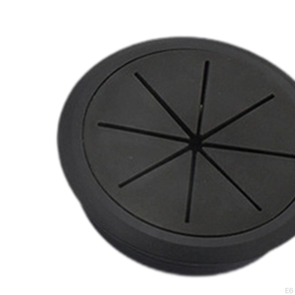 Крышка для кабельного отверстия Органайзер для настольного оборудования Управление и скрытие черного провода Гибкий