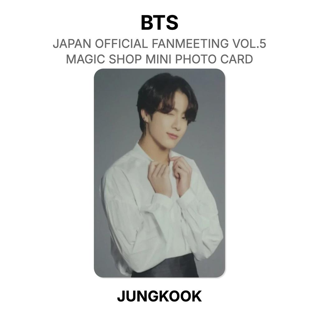 BTS ОФИЦИАЛЬНАЯ ФАН-ВСТРЕЧА В ЯПОНИИ VOL.5 MAGIC SHOP МИНИ-ФОТОКАРТОЧКА Официальная фотокарточка