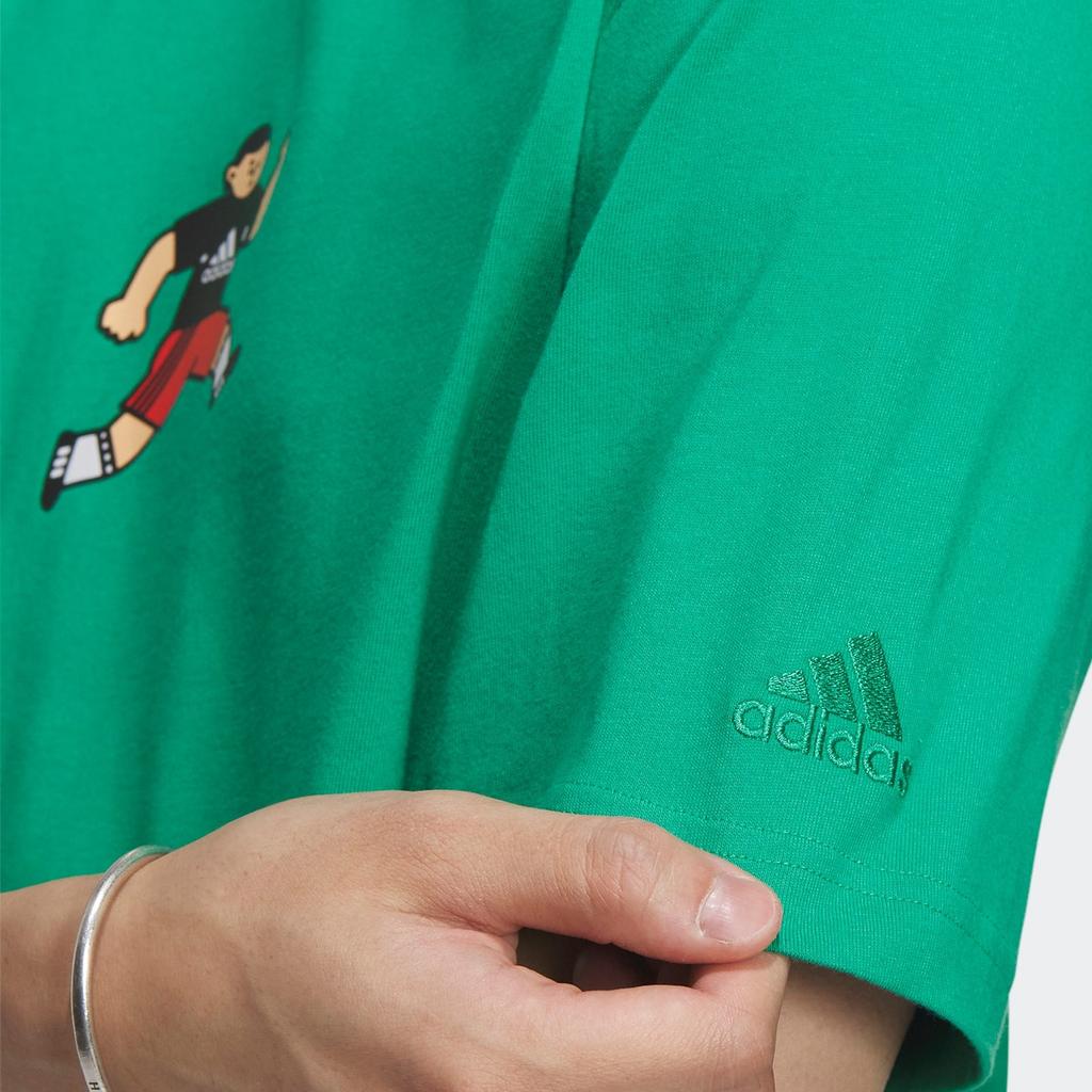 adidas Футболка мужская Травянисто-зеленая IA8118
