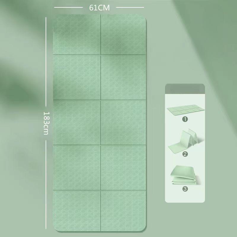 Противоскользящий и износостойкий коврик для йоги из ТПЭ. Безопасность и защита окружающей среды. Утолщенный и расширенный коврик для обеда. Амортизирующий коврик для йоги на открытом воздухе.