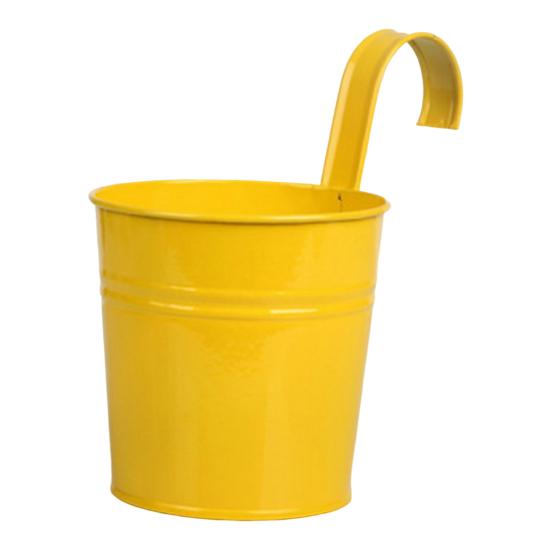 Металлический железный подвесной цветочный горшок, контейнер для дома, балкона, сада, кашпо, бочонок, декор