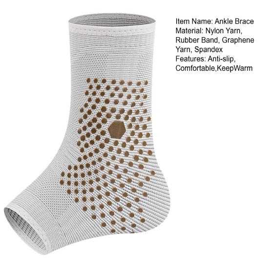 1 шт., спортивный бандаж на щиколотке для занятий спортом на открытом воздухе, ветрозащитный, теплый компрессионный рукав для поддержки лодыжки, бандаж для пятки для ахиллова тендинита, подошвенного фасциита