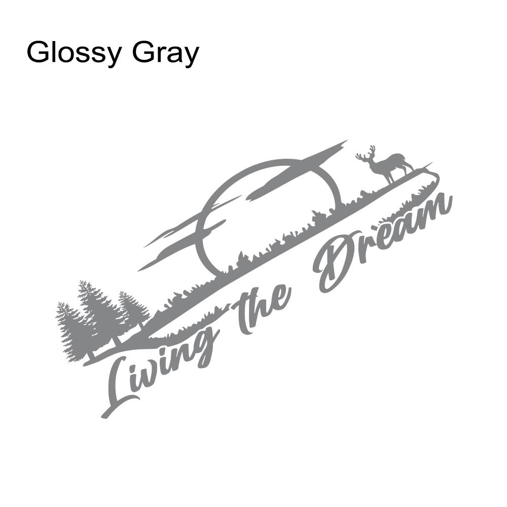 Наклейка на заднюю дверь автомобиля для Fiat Scudo, аксессуары для тюнинга Camper Van Living The Dream, графика, винил