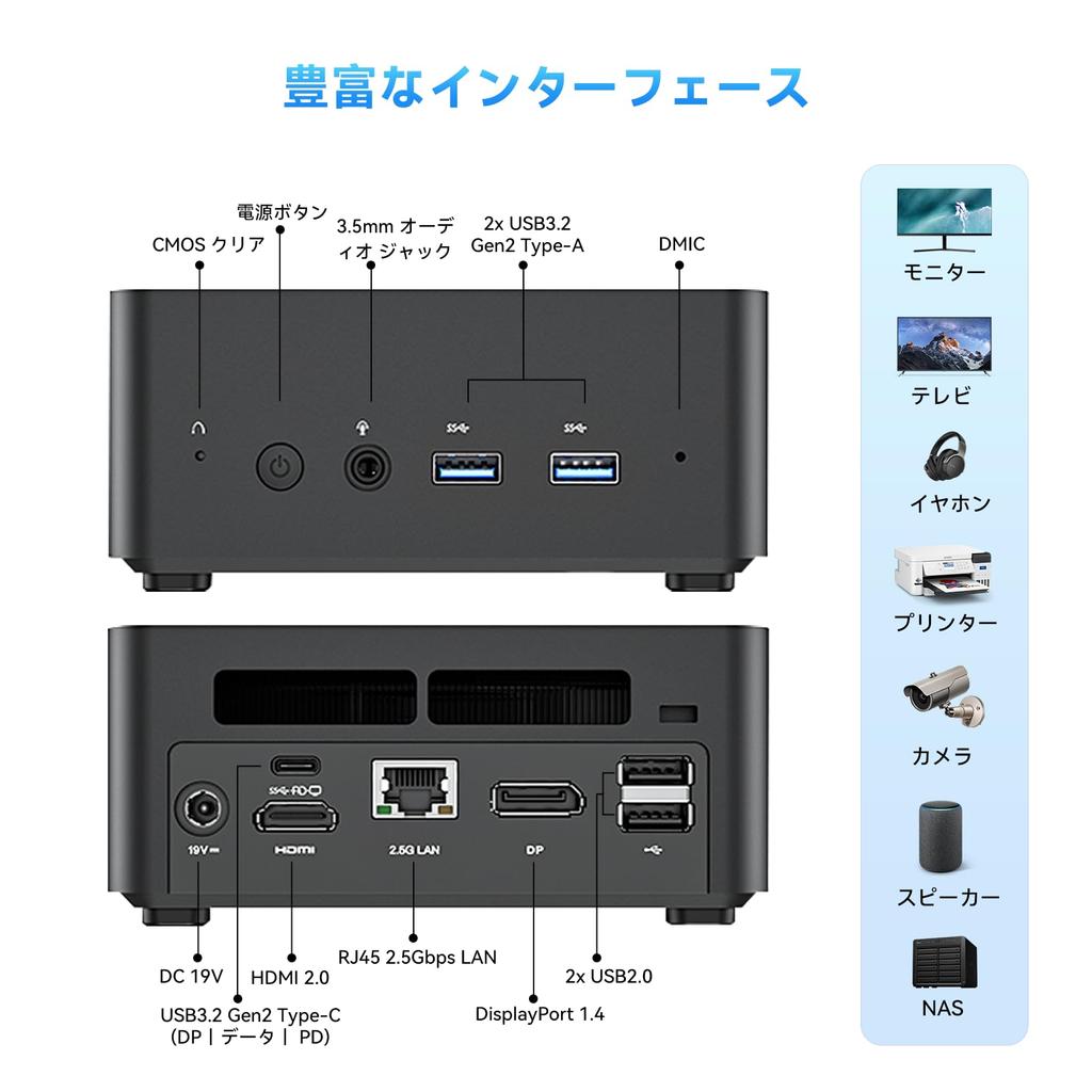 Мини-ПК KODLIX GD90 12-го поколения Core 32 ГБ DDR4 512 ГБ SSD Мини-ПК Потоки Максимальная частота Мини-компьютер 3 вывода на экран Проводная локальная сеть Бесшумный Windows