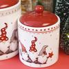 550/1300 мл Рождественская коробка для хранения креативная герметичная керамическая банка Санта-Клауса для зерен, орехов, конфет, кофейных зерен, сухофруктов, сахарницы, подарки