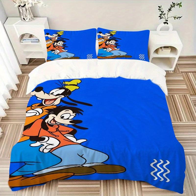 3pcs set Goofy Friendship1pc of quilt cover+2pcs of pillowcase, no core, print bedding, All Seasons Bedroom Setting041