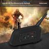 V6 Pro 1200M Motorcycle Helmet Bluetooth Intercom Headset for Referee 6 Users