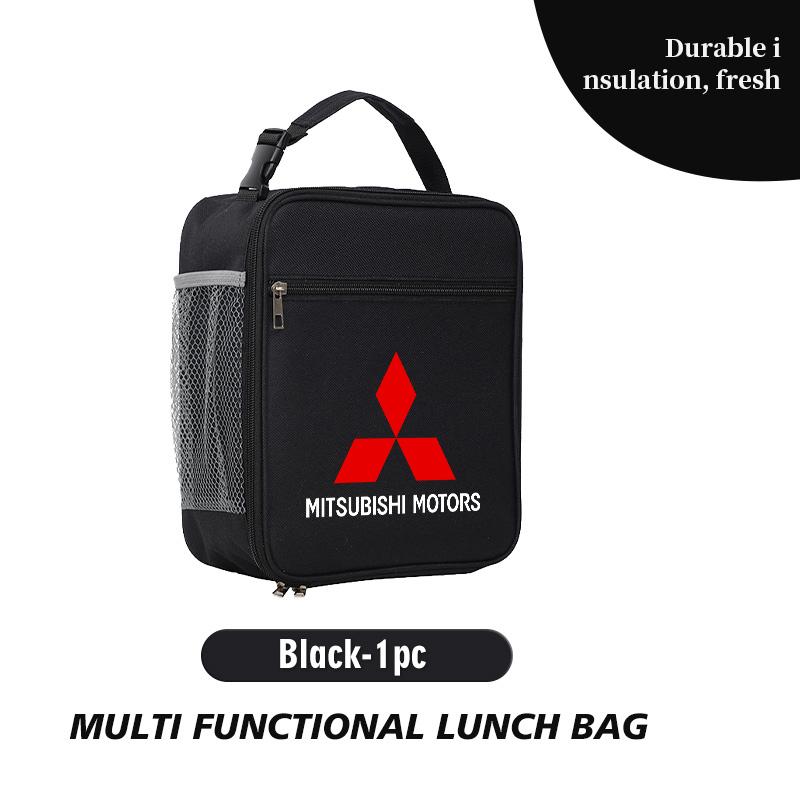cxdjmy1 Car Styling Insulated Lunch Bag Insulation Bento Pack Foil Rice Bag Meal Pack For Mitsubishi Outlander Lancer Cross Colt Xpander