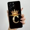 Чехол для телефона с буквами-коронами для OPPO Realme C61 4G 6.74" RMX3939 C 61 C63 Narzo N63 Квадратный корпус Жидкий силикон Мягкий бампер