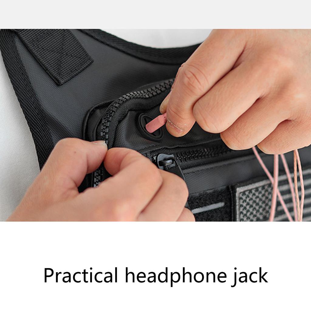 Fishing Chest Bag Outdoor Sports Running Vest Backpacks Front Chest Pack Chest Rig Backpacks for Fishing Cycling