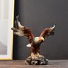 Art Animal Sculpture Resin Miniatures Figurine American Style Eagle Statue Christmas