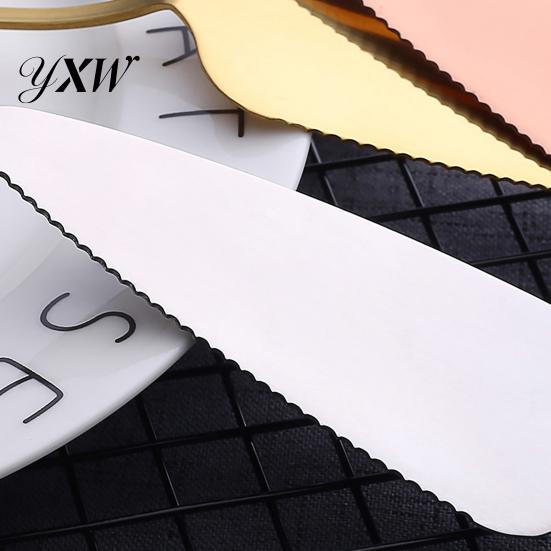 Cake Spatula Stainless Steel Server Pastry Butter Divider Pizza Triangles Cheese Knife for Home Kitchen Party