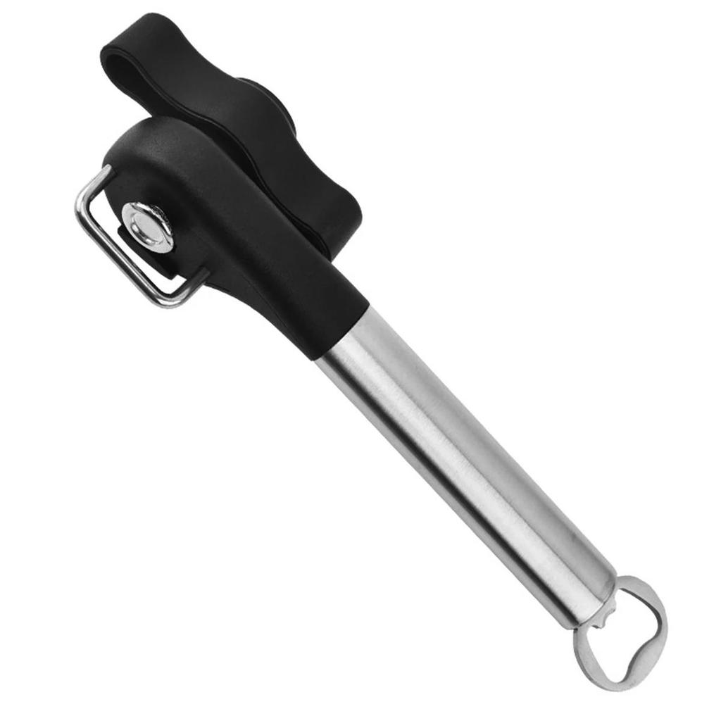 Safe Cut Can Opener Smooth Edge Can Opener handheld Food Grade Stainless Steel Cutting Can Opener for Kitchen Restaurant 6
