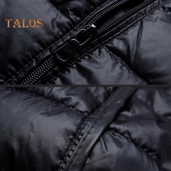 Мужской хлопковый жилет с воротником-стойкой, без рукавов, застежкой-молнией, легкий стеганый жилет, однотонный хлопковый жилет, куртка с карманами